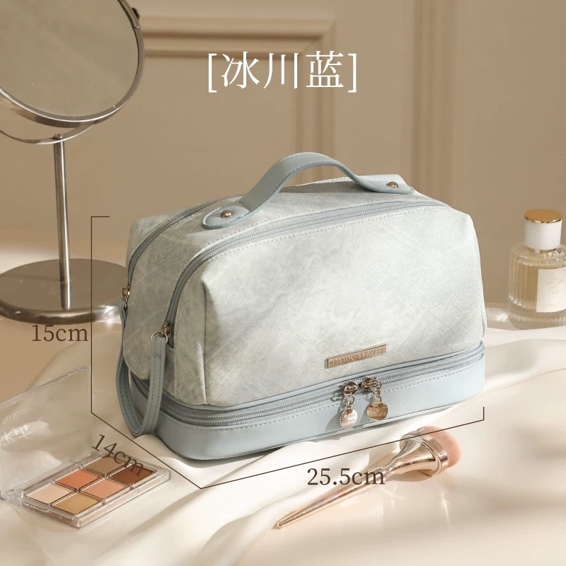 Women's Makeup Bag Organizer 2025 New Arrival Portable Large Capacity Travel Luxury High-End Toiletry Bag - Thumbnail 3