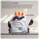 Source of Saw Track Saw Special Panel Saw for Woodworking Portable Gypsum Board Brushless Saw