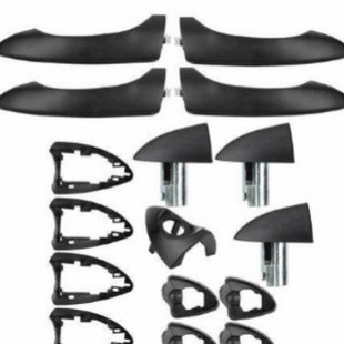 Suitable for 00-06 Bmw 5X Suv Bow-Shaped Handle Car Door Outer Handle Front and Rear Left and Right Set