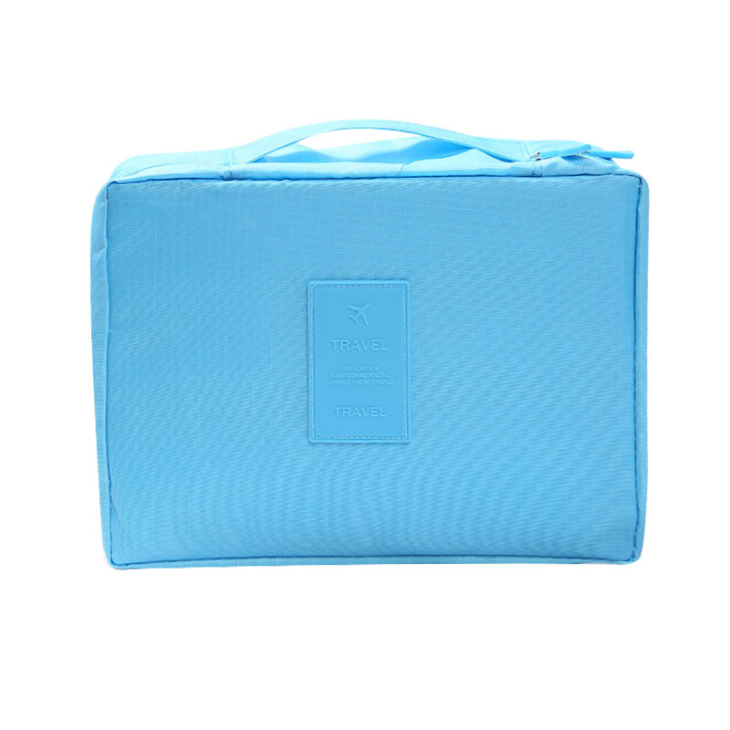 Gran capacidad de segunda generación nueva bolsa de lavado coreana bolsa de maquillaje bolsa de almacenamiento portátil multifuncional bolsa cuadrada bolsa de almacenamiento