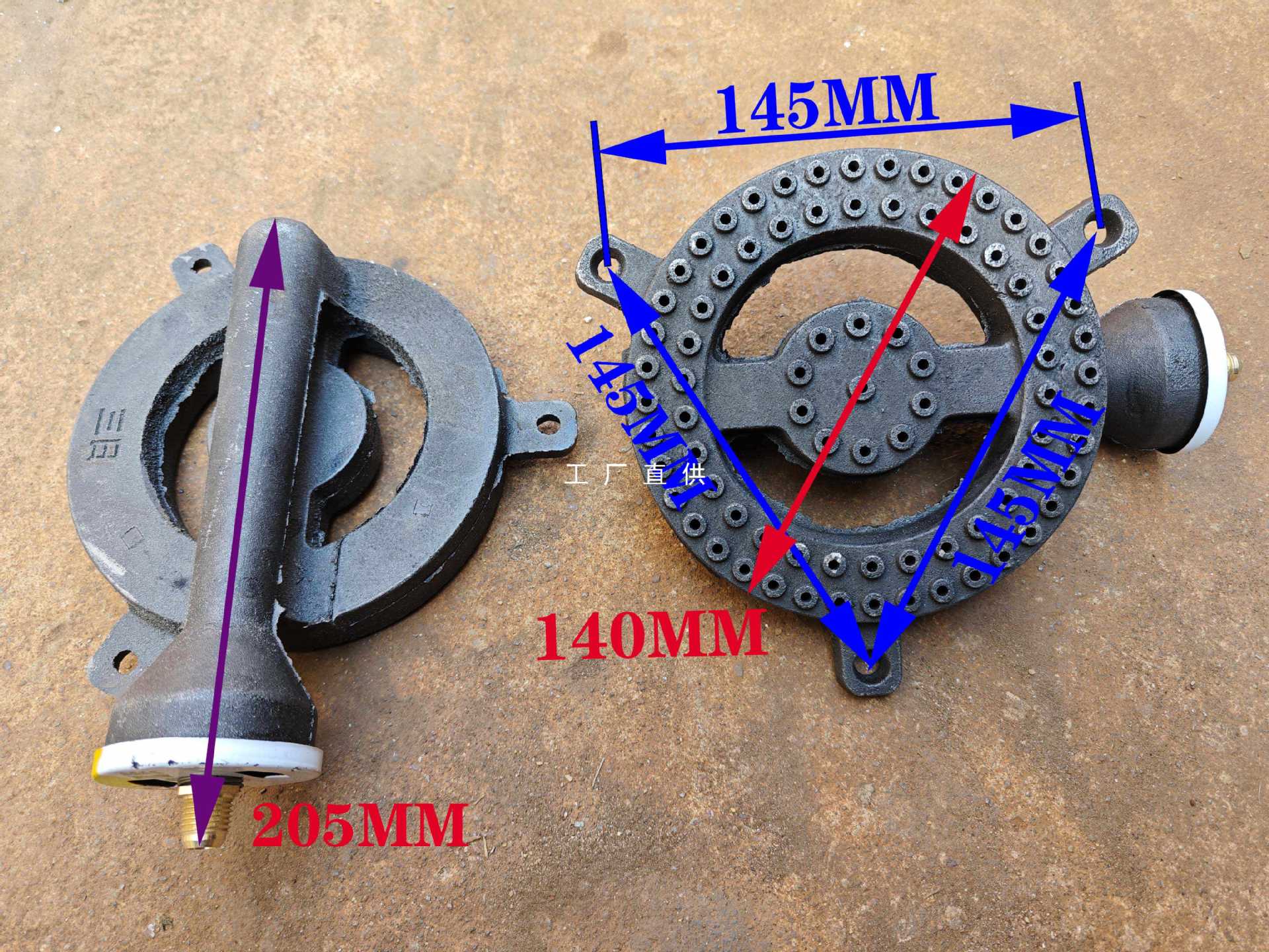 ✅煲仔灶头配件多眼煲仔炉铸铁花架商用炉具配件炉头三耳炉文华炉