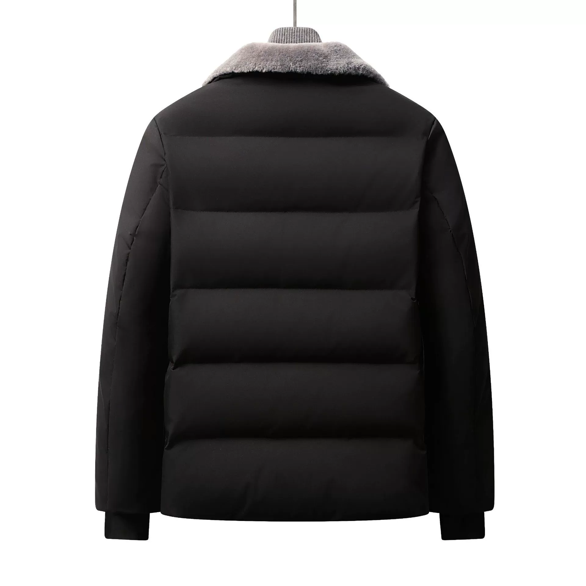 (Пограничная торговля), мужская короткая модная демисезонная теплая пуховая куртка, для среднего возраста, городской стиль