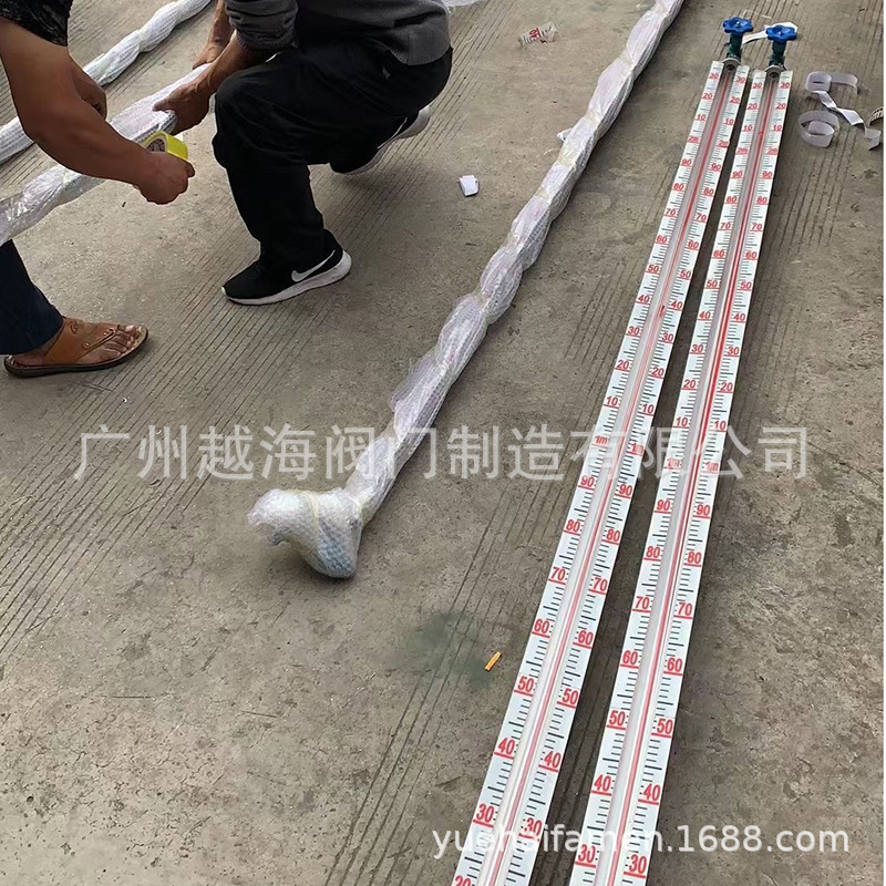 304不锈钢玻璃管 油位观察窗双头外丝 液位计可视直通  有机管