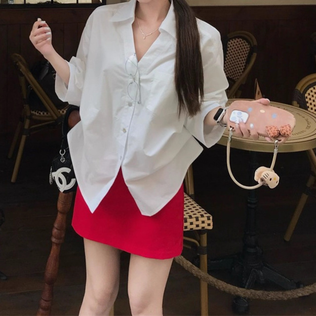 老钱风复古气质白色长袖衬衫女2025新款夏季收腰显瘦小众百搭上衣|undefined