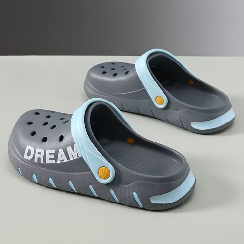 Croc shoes men's outer wear  new non-slip ins trendy thick-soled nurse beach toe sandals women's summer slippers