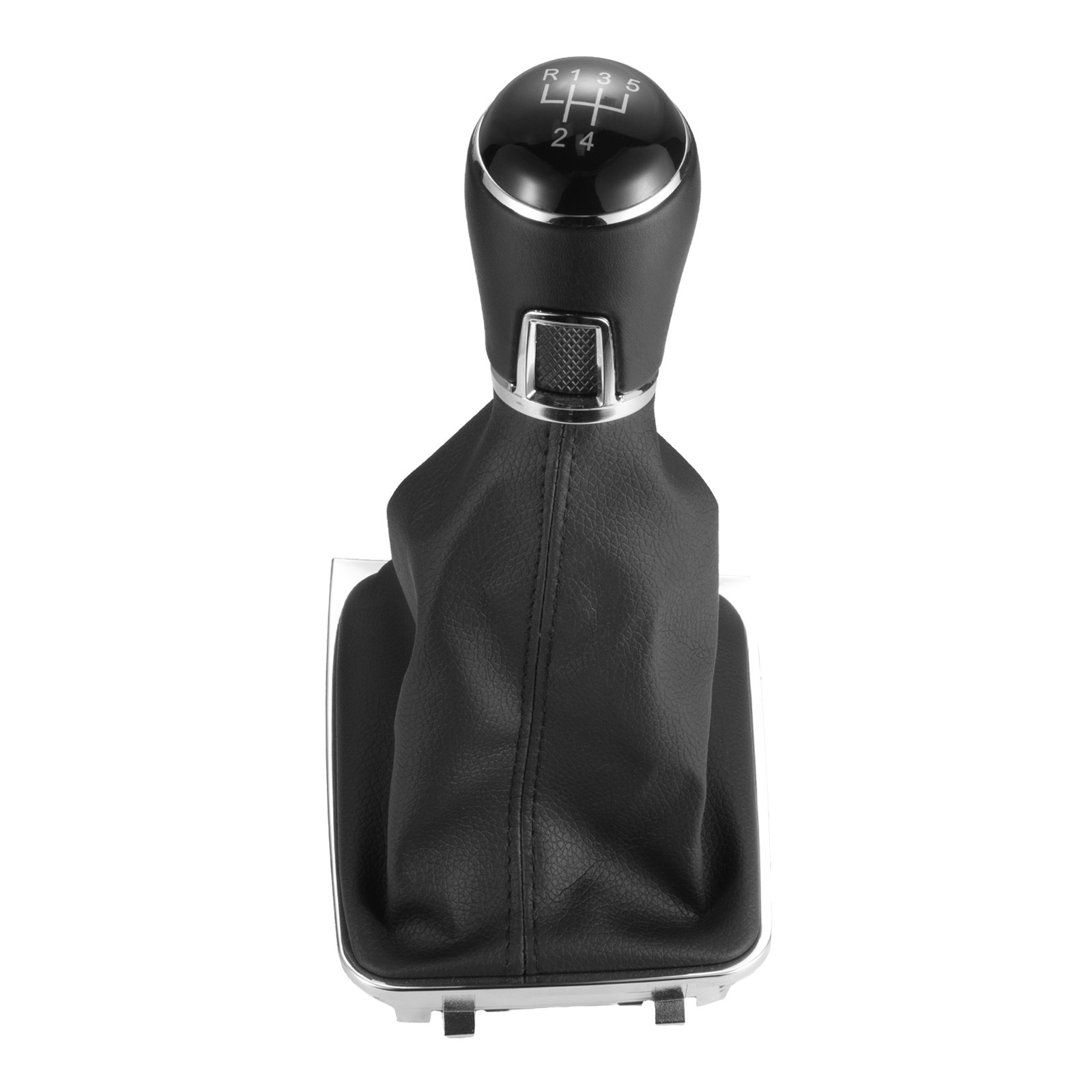 Suitable for Volkswagen Golf 7 GTI car gear shift knob with leather cover, gear shift knob accessories