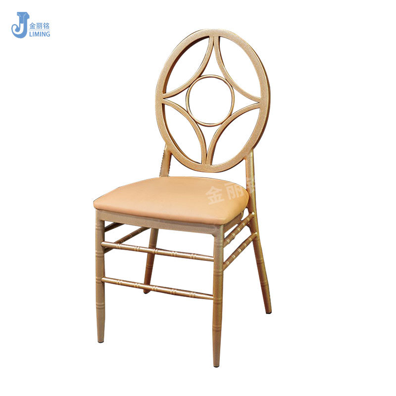 Los fabricantes exportan un gran número de Oriente Medio silla nórdica americana Phoenix Multi-forma redonda respaldo silla metal bambú Silla de comedor
