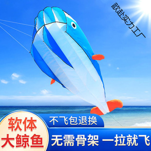 Kite Soft Body Whale Kite Large Easy to Fly Adult Kite Free Shipping Boneless