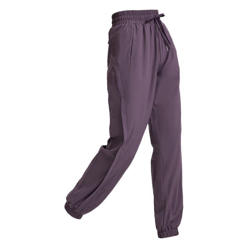 Pantalones deportivos pantalones de fitness sueltos para mujer pantalones de yoga danza cintura alta tobillo-atado de secado rápido más el tamaño corriendo yoga fitness Pantalones