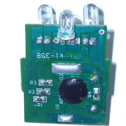 BOTAOE杭州波涛IC电子元件厂供3灯七彩闪灯IC音乐IC发声发光元件
