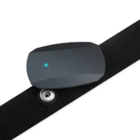 2023 Новый двухрежимный нагрудный ремень Bluetooth 5,0 ANT + с сердечным ритмом и индикатором рабочего состояния