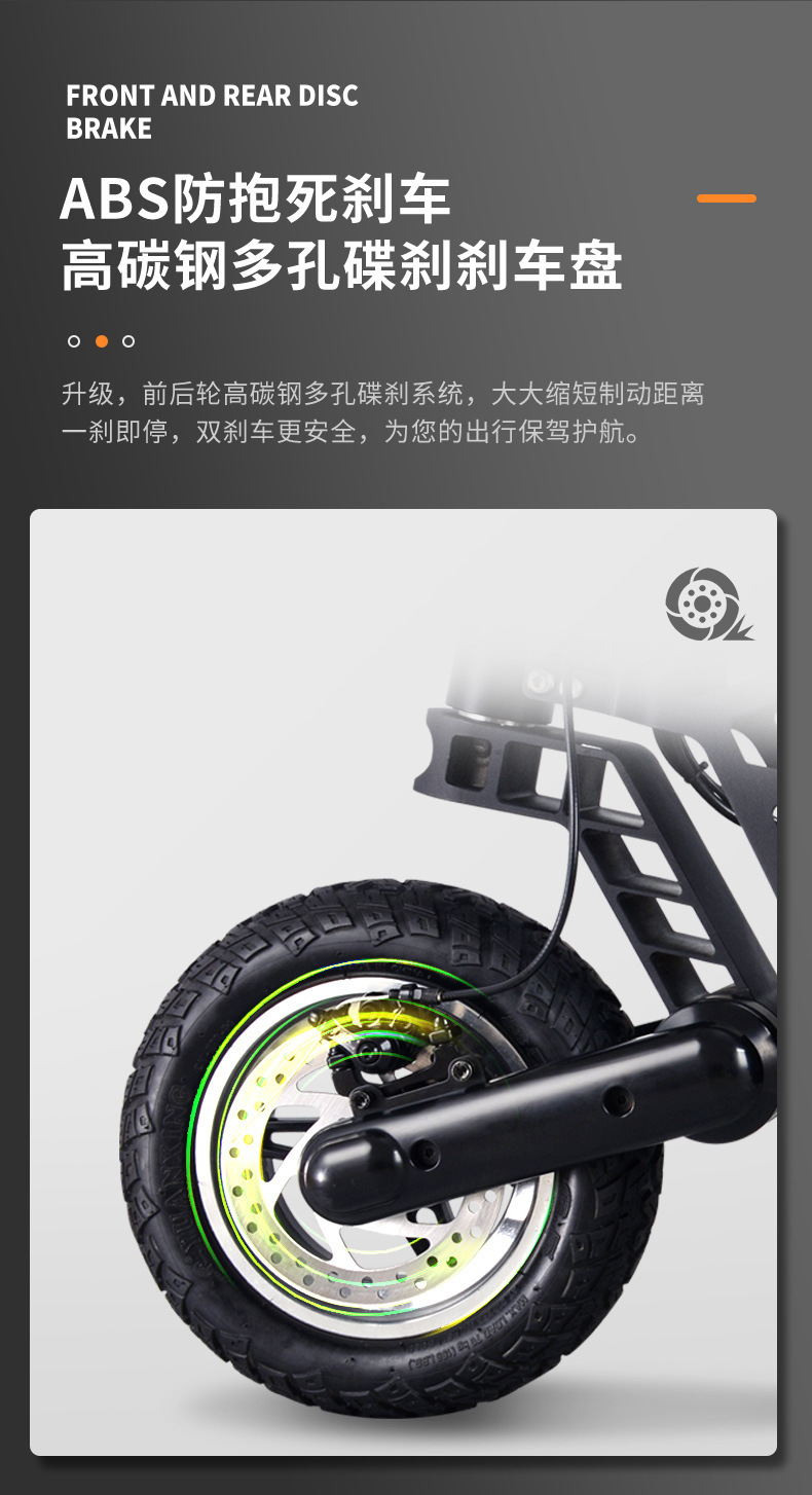 Cross-Border Mini Foldable Electric Scooter, Long-Range Mobility Scooter, Lightweight Driving Assistant, Portable Electric Scooter