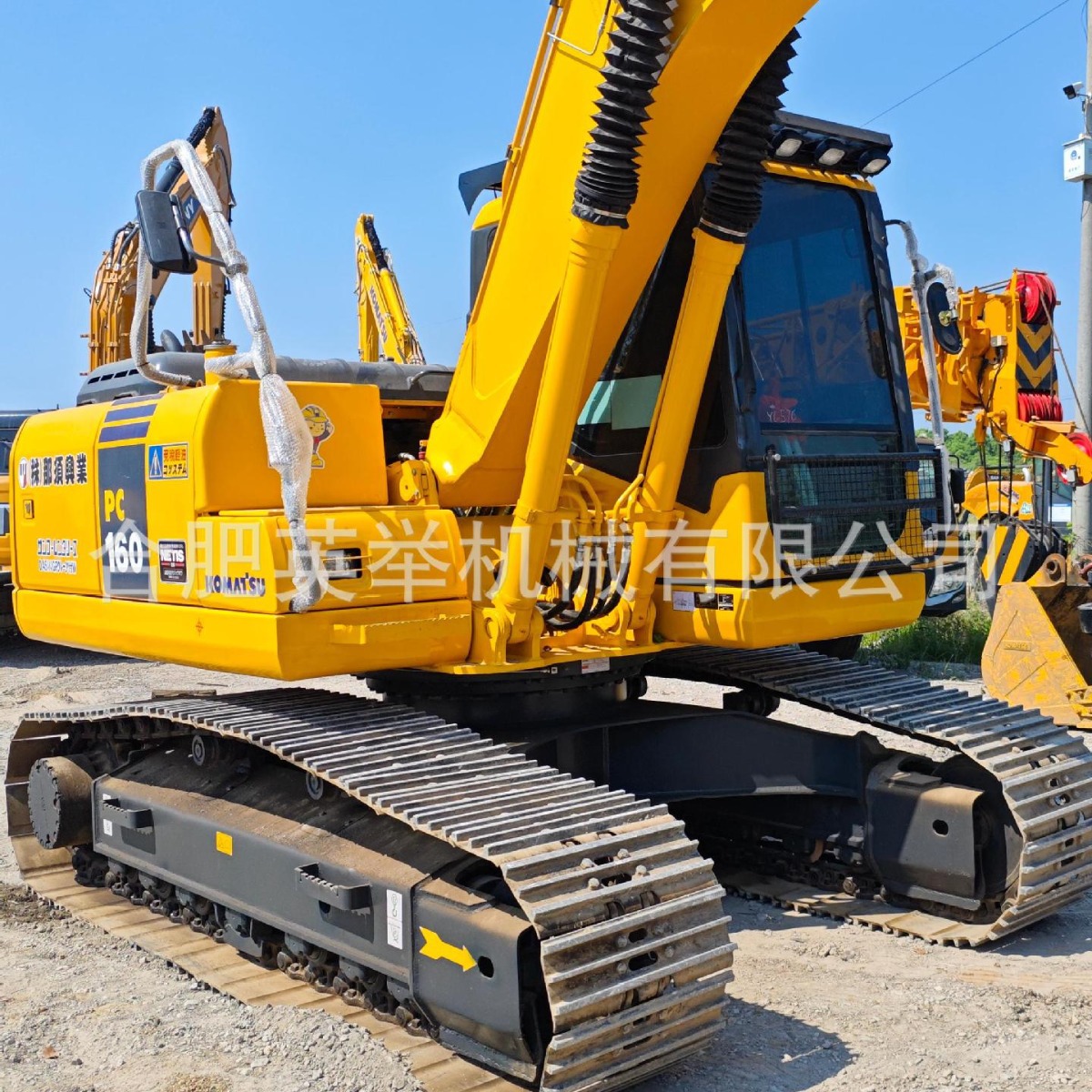 Exportaciones de comercio exterior noventa por ciento nuevas excavadoras de segunda mano Komatsu PC160PC130PC70 / Carter / Volvo / Hitachi image 1