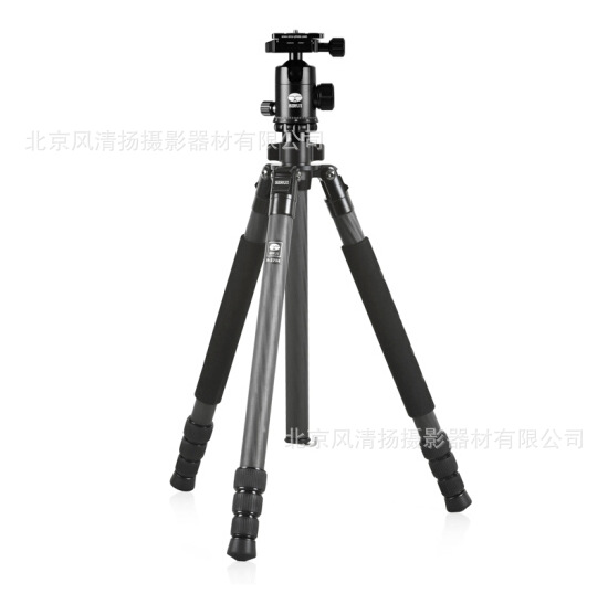 R2204+G20KX碳纤维碳素三脚架稳定便携专业单反微单云台套装 黑色