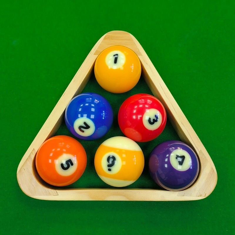 Solid wooden ball triangle