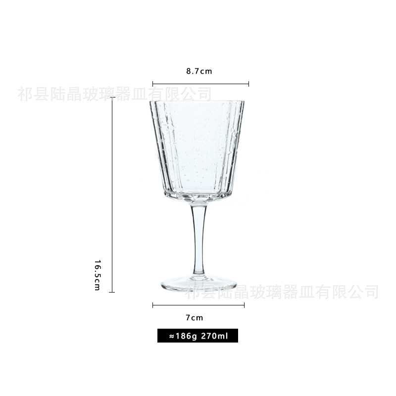 Burbuja transparente copa de vino copa de boca de calabaza copa de vino copa de champán copa de vidrio hervidor de agua traje