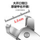 Cross-border splash-proof elbow nail clippers large opening nail clippers secondary cutting edge nail clippers stainless steel nail scissors