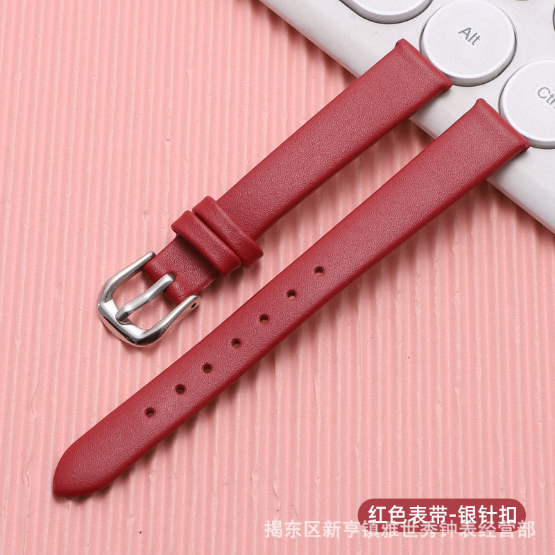 Khóa kim màu đỏ-bạc / 6MM