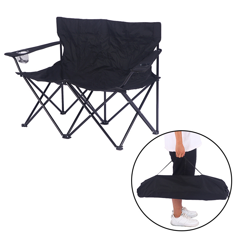 Al Aire Libre multi-Persona silla plegable camping fila fija mesa y silla doble corte silla deportiva Silla de playa personalización transfronteriza