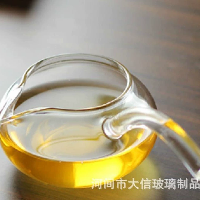 Glass transparent tea set, creative spoon