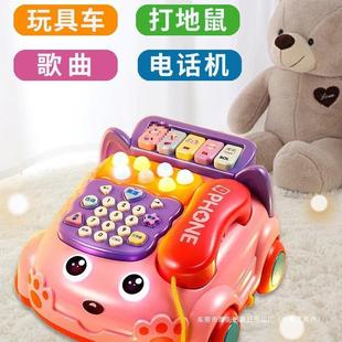 Baby toy simulation telephone landline baby baby boy girl music puzzle early education 1 year old 2 years old 3