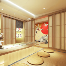 日式推拉门格子门移门榻榻米门和室门实木格子门料理店隔断和室门