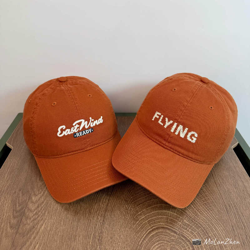 Dirty Orange Pure Cotton Baseball Cap Couple Versatile Street Fashion Korean Style Trendy Brand Duckbill Cap Spring Summer Outdoor Sun Hat Dirty Orange Pure Cotton Baseball Cap Couple Versatile Street Fashion Korean Style Trendy Brand Duckbill Cap Spring Summer Outdoor Sun Hat