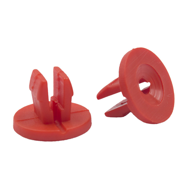 Adecuado para Ford coche enfoque coche hebilla cabeza redonda clavo asiento luz hebilla K28 rojo nylon plástico clavo