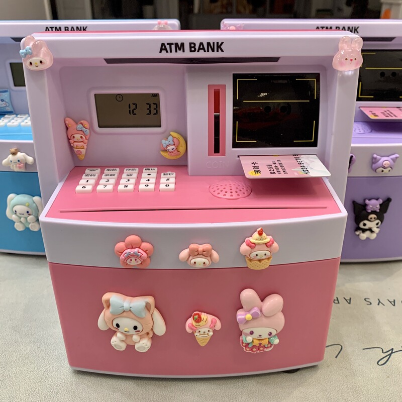 顔認識atm貯金箱スマート小学生子供大人パスワードボックス女の子男の子2024新しいスタイル|undefined
