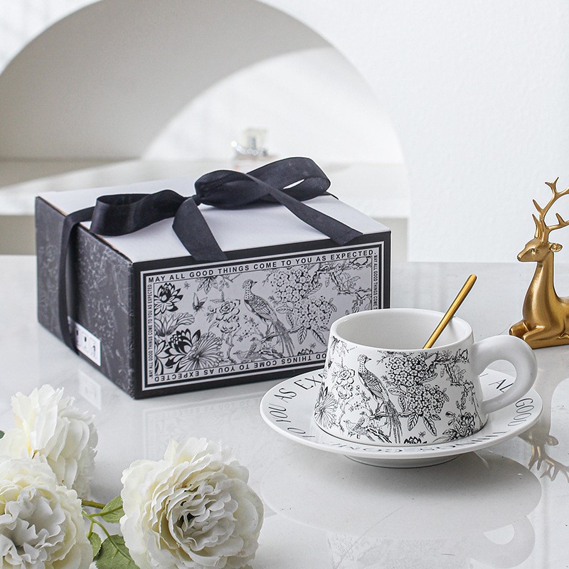 Taza de café de alto valor, taza de regalo de boda