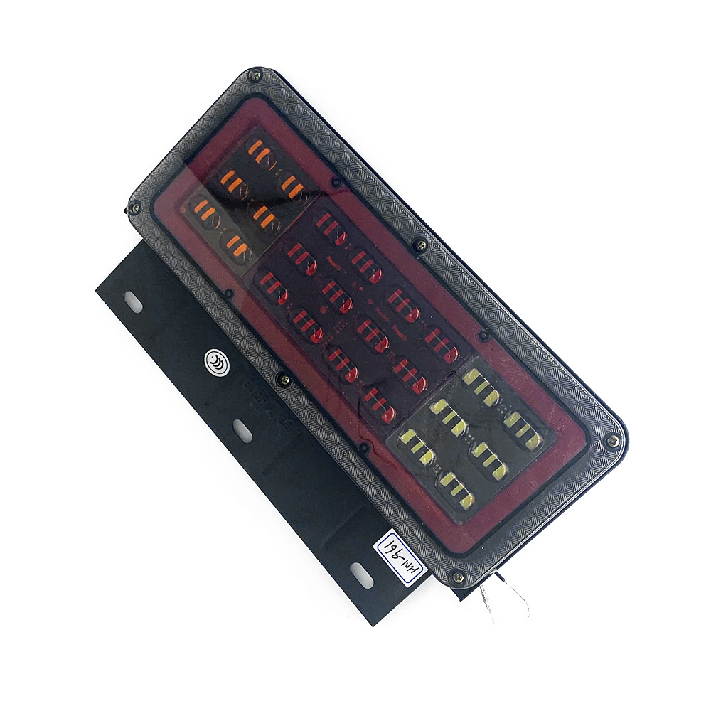Remolque LED luz trasera coche eléctrico LED luz trasera camión Placa de hierro placa trasera Placa de hierro luz trasera