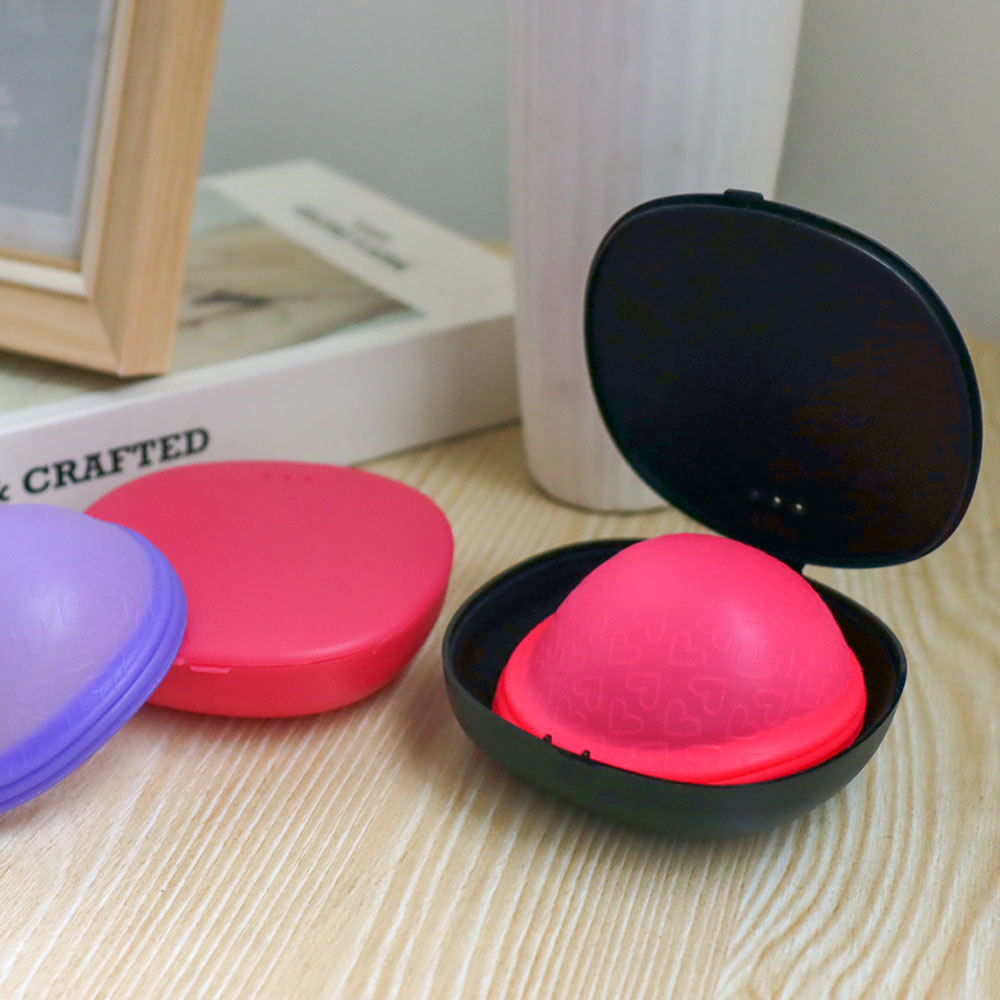 Medical silicone menstrual disc, menstrual cup, replacement for sanitary napkins, tampons, reusable hair straightening