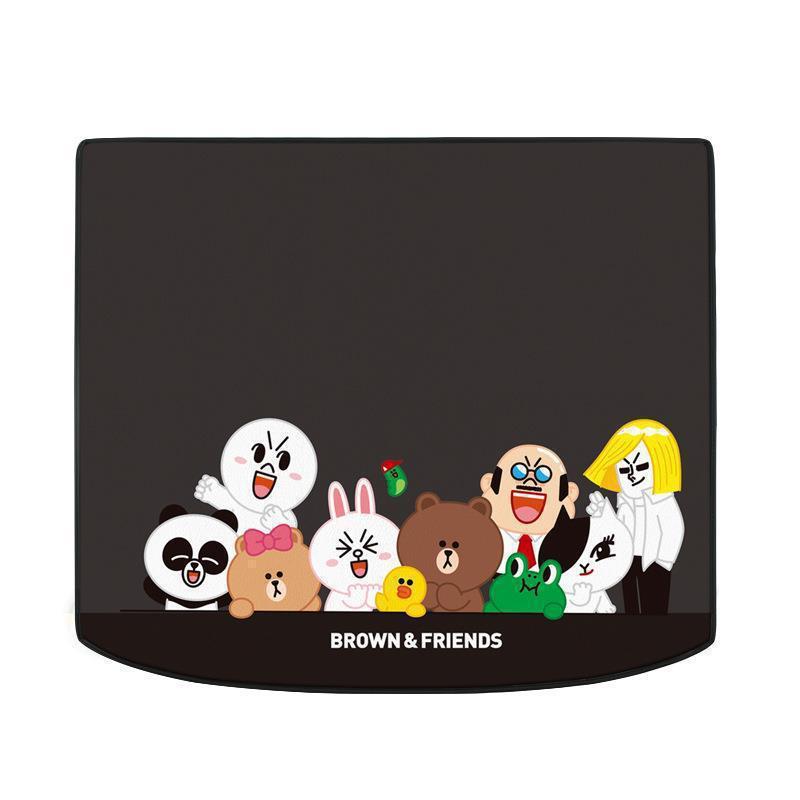 LINE FRIENDS自動車トランクマット専用トランクマット四季通用カードテールマット|undefined