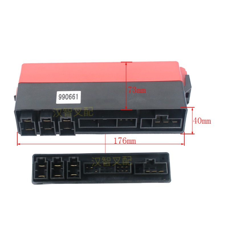 Caja de fusibles de carretilla elevadora 91A04-36020 para Mitsubishi F18C / F14E accesorios de carretilla elevadora 91A04 - 26022