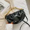 Fresh one-shoulder bag, retro shoulder bag, bag strap, bright catchy style