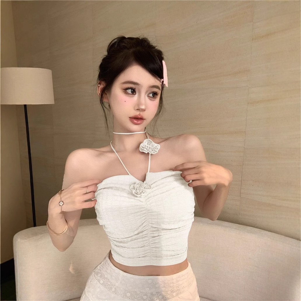 Summer three dimensional T-shirt sleevless