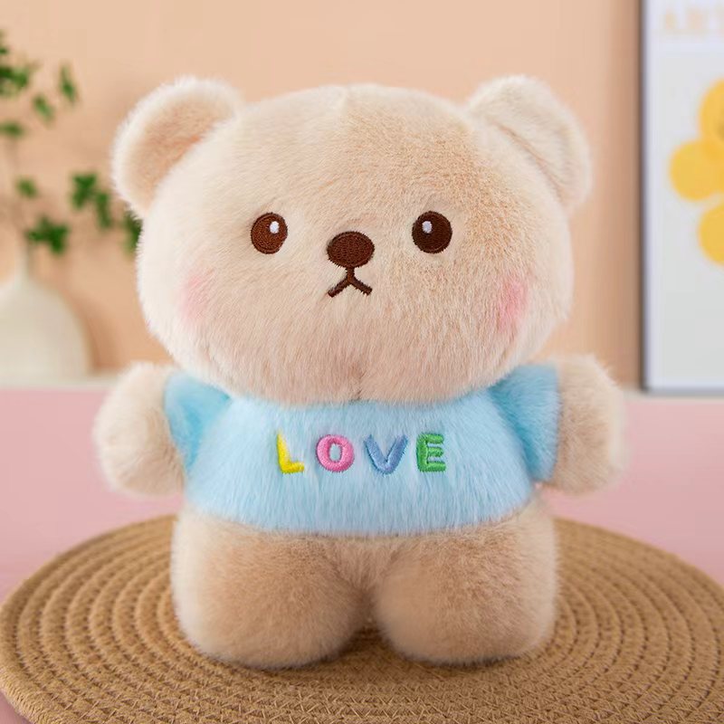 Muñecos de peluche para máquinas de garra de 8 pulgadas, tamaño pequeño para bodas y regalos creativos, venta al por mayor de fábrica.