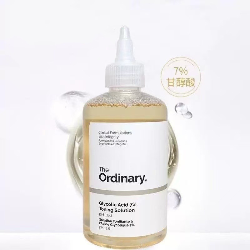 在庫あり The Ordinary フルーツ酸トナー 7% グリコール酸 グリコール酸ローション クローズド ブロック 240ml|undefined