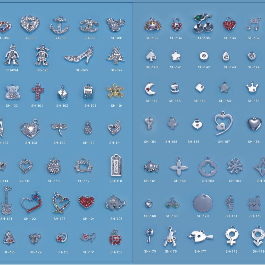 European and American Popular DIY Jewelry Accessories Zinc Alloy Heart Angel Wings Key Jewelry Accessories Pendant Pendant
