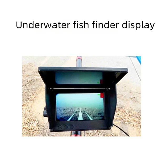 Fourth quadrant underwater fish finder temperature sensing deep variable mode HD visual anchor fish camera comes with fishing line