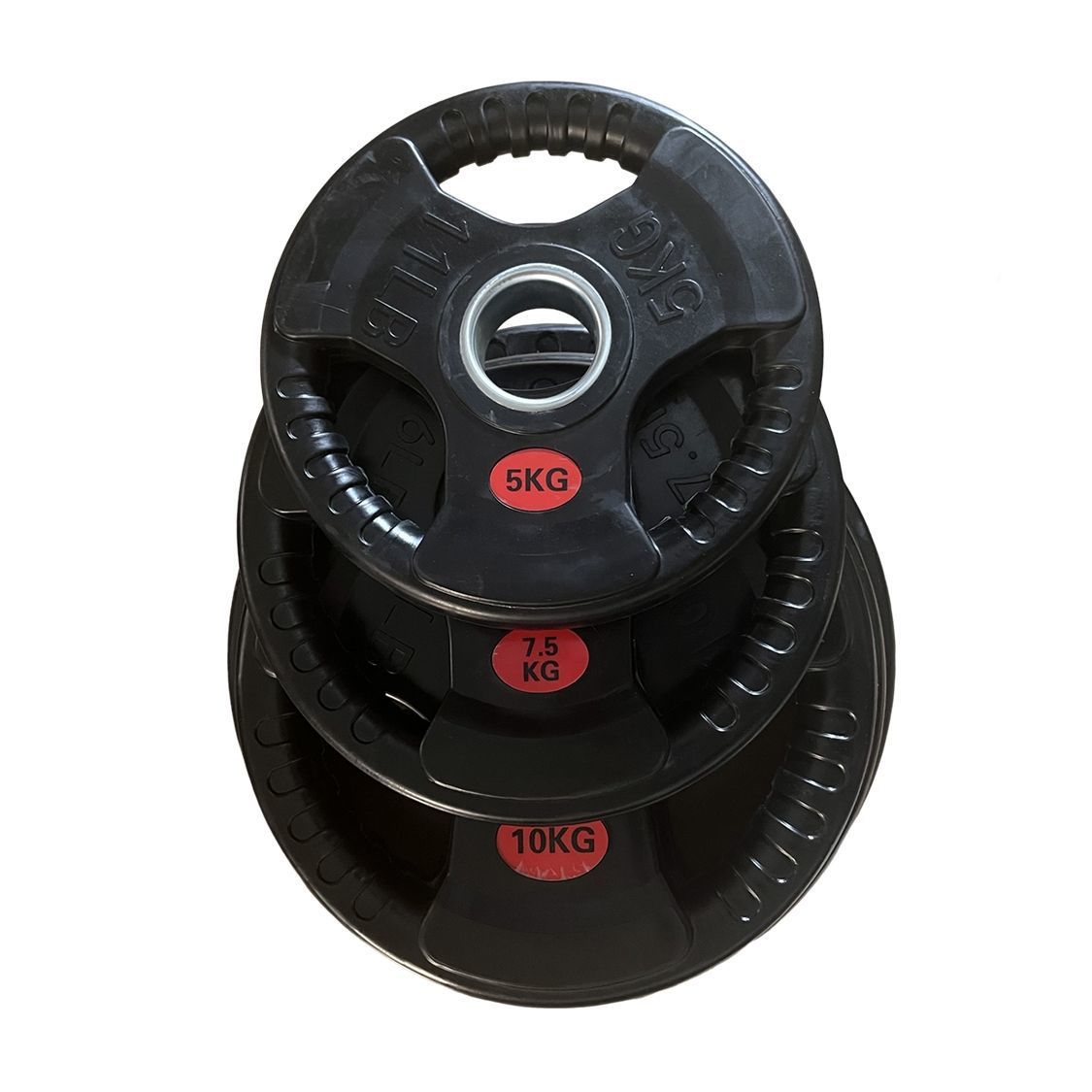 Barbell de tres agujeros barbell de una sola pieza cubierta de goma dormitorio de estudiantes universitarios goma barra de peso hoja fábrica de comercio doméstico