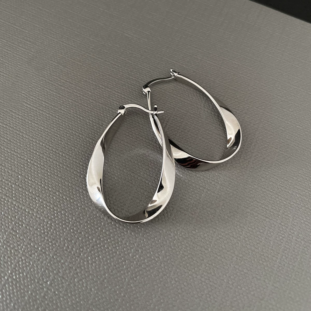 Earrings, universal silver needle