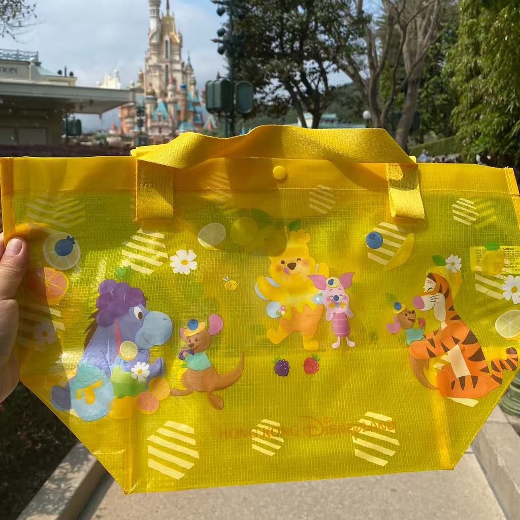 Cute Poop-Poop Waterproof Handbag Suitable for Inner Pooh Shopping Bag Protective Case Large Capacity Storage Eco Bag