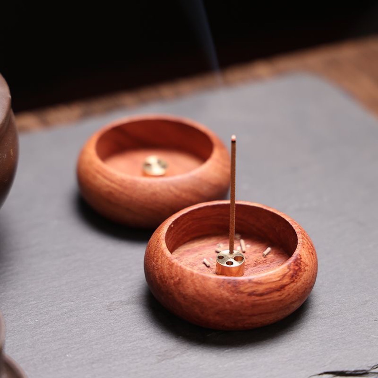 Tarta de incienso de loto, asiento de incienso antiguo, ceremonia del té, hilo de sándalo poroso, quemador de incienso, mini hilo de incienso pequeño, quemador de incienso de sándalo poroso