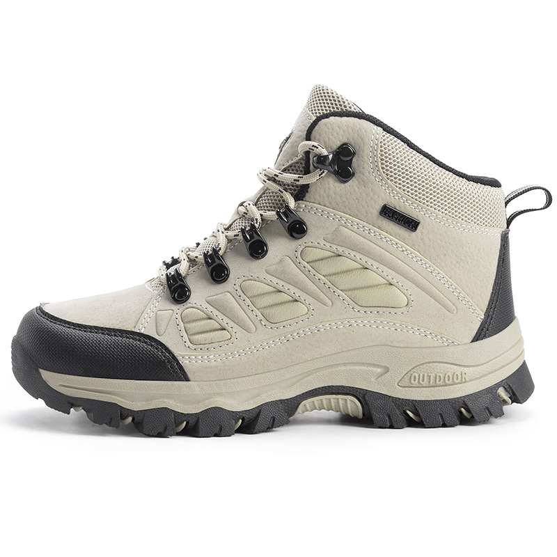 Nuevos zapatos de montaña al aire libre de alto nivel transfronterizos zapatos de senderismo casuales de cuatro estaciones zapatos de pareja transfronterizos zapatos de montaña