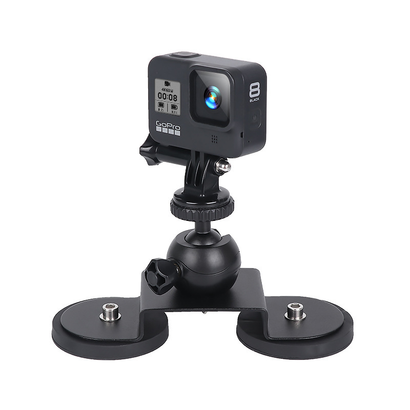 Imán de succión de automóvil GoPro12 / 11 / 10 / 6 / 9 para DJI Insta360 teléfono móvil Yuntai metal succión