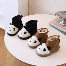 宝宝雪地靴2025冬季新款儿童棉靴加绒加厚女童雪靴男小童短靴