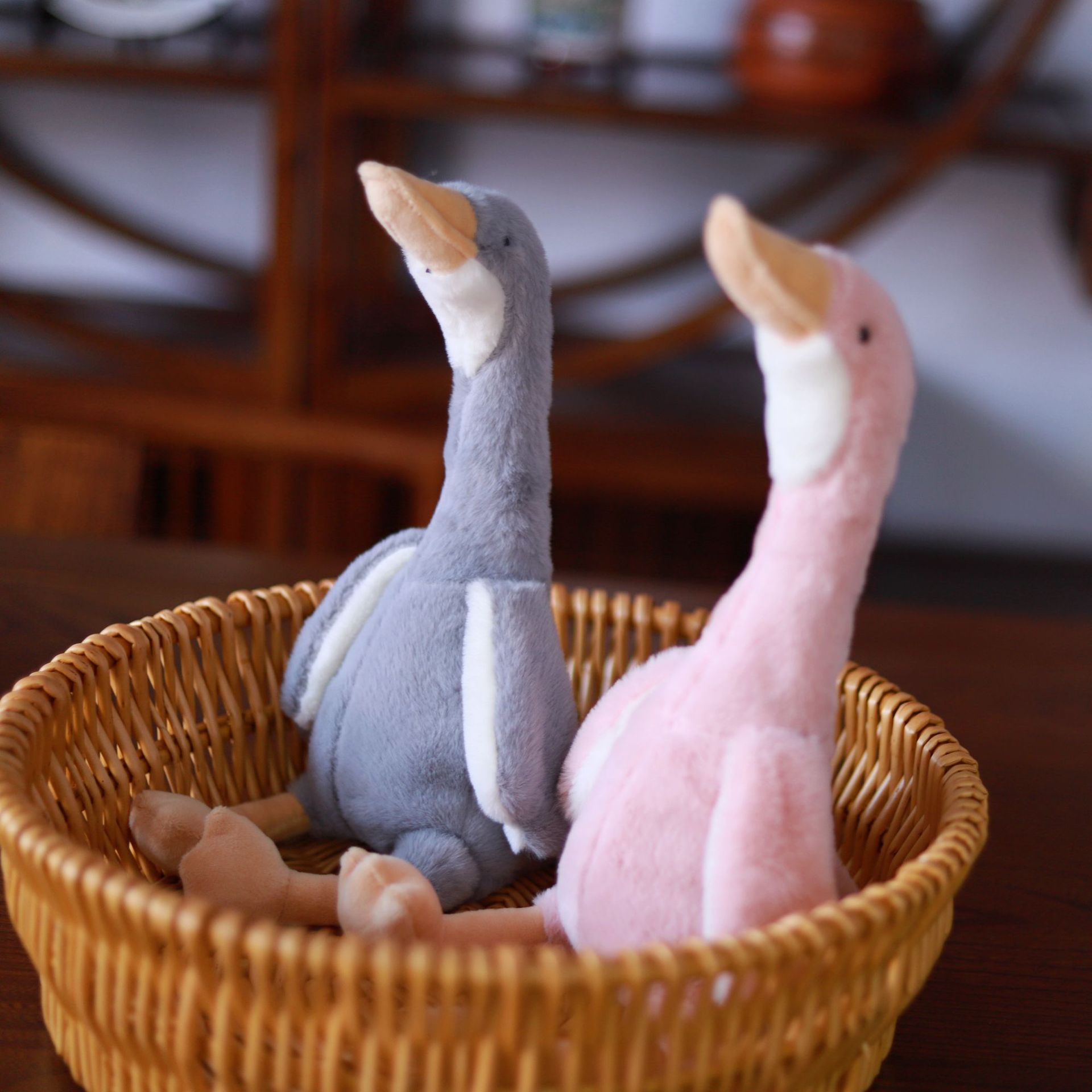Pato muñeca de juguete de peluche muñeca calmante muñeca de ganso blanco grande cisne de juguete para niños Regalo de Cumpleaños femenino