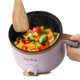 Electric Cooking Pot Dormitory Noodle Cooking Pot Steaming and Cooking Integrated Electric Hot Pot Multi-Functional Electric Hot Pot Household Small Electric Pot