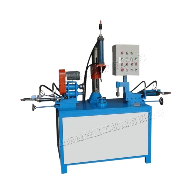 Máquina de crimpado automático circular pequeña máquina de crimpado horizontal de acero inoxidable máquina de crimpado de borde de cilindro hidráulico